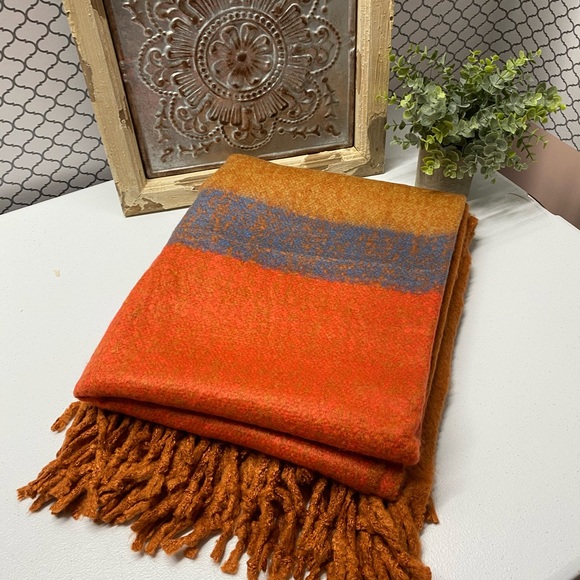 Other - NWOT Threshold Copper Colorblock Throw